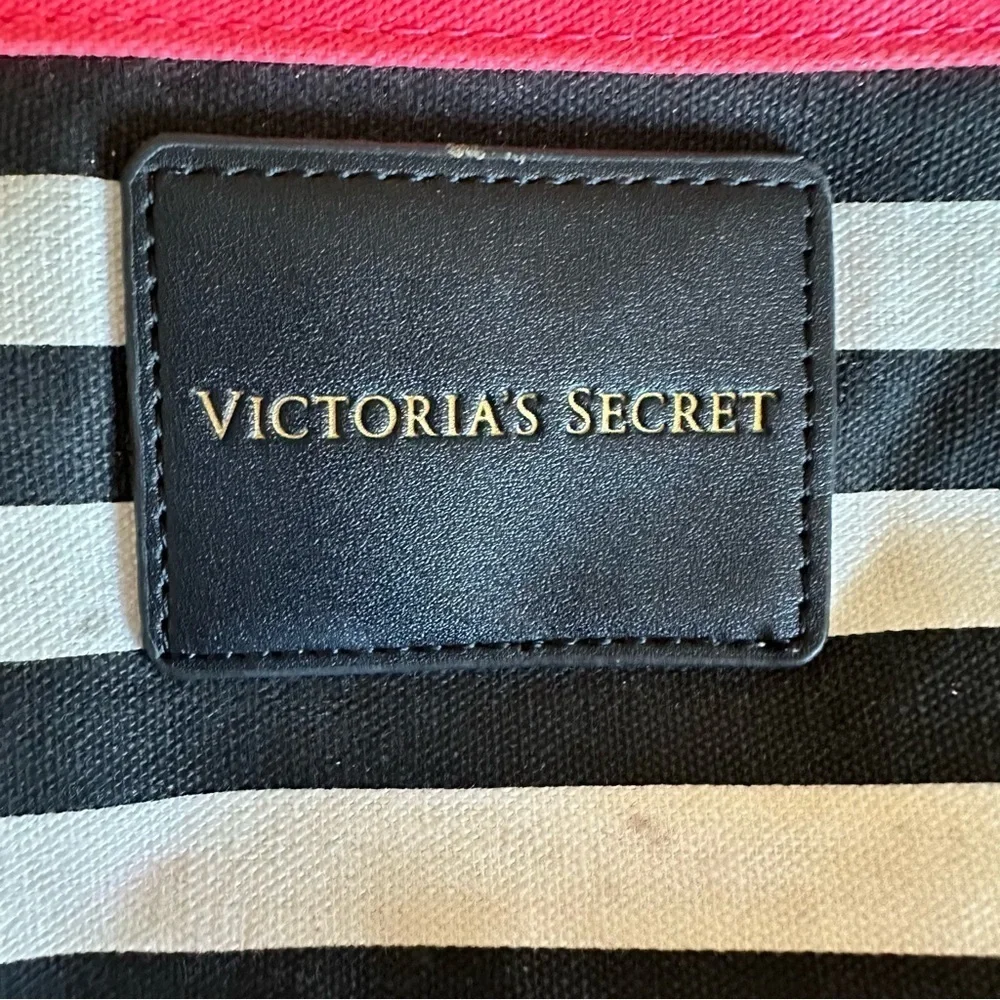 Victoria's Secret women's large striped tote bag
